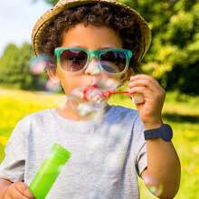 Confezione da 2 braccialetti Airtag impermeabili, compatibili con Apple AirTag, bracciale Airtag morbido e regolabile, cinturino Airtag per bambini, neonati, anziani (AirTag non incluso)