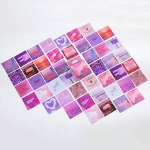 MOCARD 46 Piezas/caja Pegatinas De Papelería De La Serie De Cartas De Amor De Luz De Luna Para La Decoración De La Revista De Recortes, Etiquetas De Cuentas Manuales Estéticas, Material De Collage