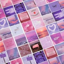 MOCARD 46 Piezas/caja Pegatinas De Papelería De La Serie De Cartas De Amor De Luz De Luna Para La Decoración De La Revista De Recortes, Etiquetas De Cuentas Manuales Estéticas, Material De Collage