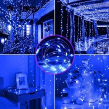 1 String 20 LED 2M Fairy Lights, Battery Powered (Batteries Included) Waterproof Copper Wire Fairy Lights, Suitable For DIY Wedding, Dorm, Bedroom, Christmas, Halloween, Party, Flower Decoration, Birthday, Campus Decoration (Color: Warm White/White/Colorful/Blue/Purple/Pink/Red/Green)