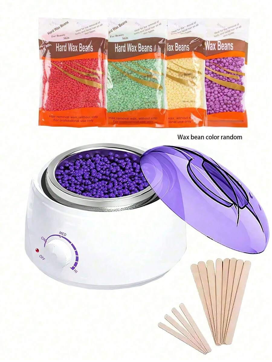 1 Set 500 ml Wachserwärmer für Hände, Füße und Körper, Epilierer, Paraffin für SPA