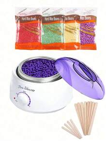 1 Set 500 ml Wachserwärmer für Hände, Füße und Körper, Epilierer, Paraffin für SPA