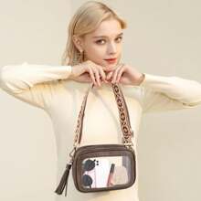 Bolsos cruzados de mujer Flecos Ajustable Deportivo De moda - Marron oscuro - Ver 8