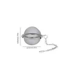1 Stück Edelstahl Mesh Kräutertee Ball Tee-Ei Tee Filter für Suppe, Eintopf, Brühe, Gewürze und Tee, Küchenzubehör, Küche, Küchenartikel, Lebensmittel, Kochen, Camping, Urlaub, Strand, Raumdekoration, Organizer, Party, Reisen.