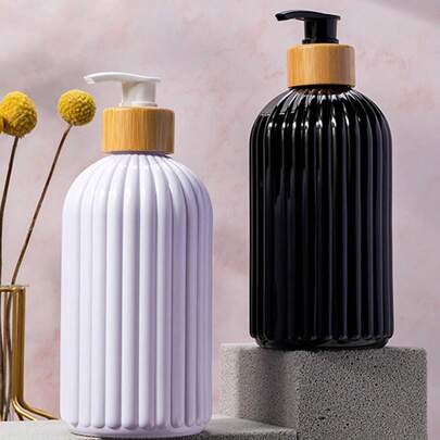 1 件 500ml/16.9oz 可再填充乳液分配器，适合家庭、酒店、浴室使用 家庭浴室装饰 秋季装饰 返校季