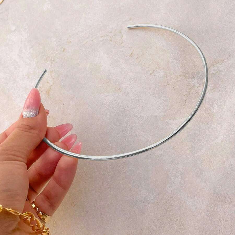 Chokers - 銀色 - 查看 1