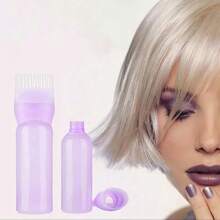 1 pieza Cepillo aplicador de tinte de pelo, botellas de champú, botella de aceite, peine para teñir el cabello, herramienta de estilo de coloración del cabello, de vuelta a la escuela