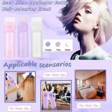 1 pieza Cepillo aplicador de tinte de pelo, botellas de champú, botella de aceite, peine para teñir el cabello, herramienta de estilo de coloración del cabello, de vuelta a la escuela