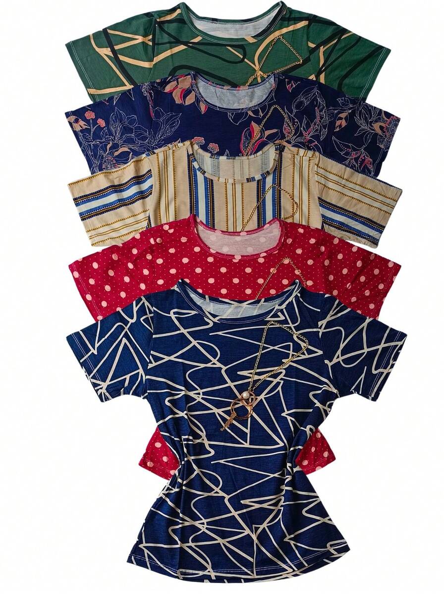 Women T-Shirts - 彩色 - 查看 1