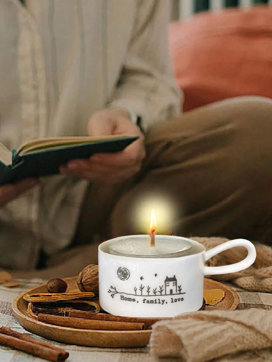 Handled Tea Light Candle Holder Good Friends Light Up The World Handmade Resin Handled Tealight Holder You Are A Love Handled Tealight Gift To Friends