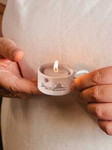 Handled Tea Light Candle Holder Good Friends Light Up The World Handmade Resin Handled Tealight Holder You Are A Love Handled Tealight Gift To Friends