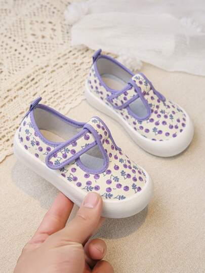 Zapatos de bajo empeine con diseño de flor de cerezo y flor para niñas, transpirables, cómodos y antideslizantes, adecuados para fiestas en interiores y exteriores, zapatos para caminar en primavera y otoño