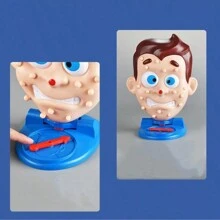 1 pieza Juego de reventar granos, un juguete de broma novedoso para aliviar el estrés y fiestas, juego de rociado de agua de mesa para múltiples jugadores, entretenimiento - Multicolor - Ver 4