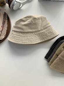 女士格子带渔夫帽,卷边防晒时尚夏季轻便透气百搭渔夫帽 - 多色 - 查看 14