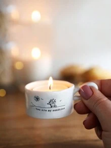 Handled Tea Light Candle Holder Good Friends Light Up The World Handmade Resin Handled Tealight Holder You Are A Love Handled Tealight Gift To Friends