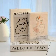 3 件，大、中、小，三种设计装饰书，折叠式，易于组装，仿书装饰。时尚书籍，家居风格，- 由设计师灵感设计，纸板（无法打开）。理想的客厅装饰、桌面装饰和墙壁装饰。适用于多种场景（房间装饰、家居装饰、卧室装饰客厅装饰、办公室装饰、浴室装饰、/桌面装饰、电视柜、大堂、书架）各种节日礼物。 - 軍綠色 - 查看 5