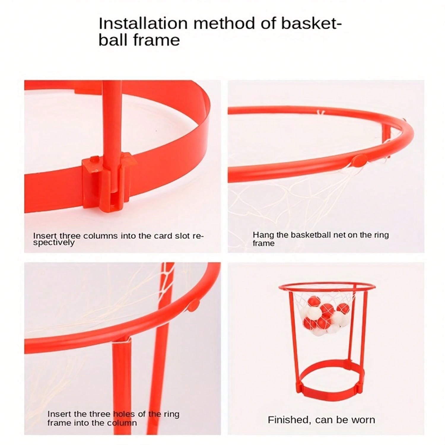 2 Packs Head Hoop Basketball Party Game For Kids And Adults Carnival