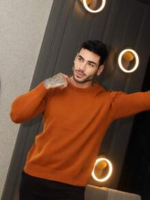 TRICOT DE LUXO Men Sweaters - 亮橙色 - 查看 3