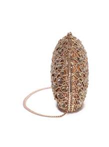Crystal Bag Meiel New Handmade Rhinestone-Encrusted Evening Bag - Gold - View 3