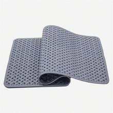 1pc Bathtub & Shower Mat, Anti-Slip Shower Stall Mat With Drainage Holes And Suction Cups, Soft Machine Washable Bathroom Shower Mat, Bathroom Accessories, Bathroom Decorations, Kitchen Area Carpet, Laundry Room Fall Decor Back To School
