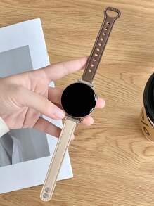 纤薄真皮表带，兼容 18mm、20mm 和 22mm 表盘，兼容三星 Watch4/5/6/7、GT6/GT5/GT4/GT3、Amazfit 智能手表，是学生返校的理想礼物 - 彩色 - 查看 6