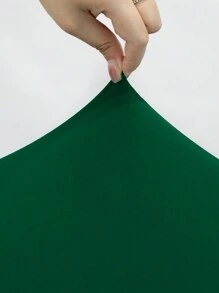 1入組純色半封閉式沙發座墊套,可拆式彈性沙發套,客廳臥室辦公室沙發保護套