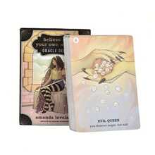 耶稣智慧神谕卡牌占卜桌游，游戏礼品，家庭聚会娱乐卡牌游戏，朋友聚会卡牌桌游，假日旅行娱乐游戏，情侣卡牌桌游 - Believe In Your Own Magic Oracle Deck - 查看 1
