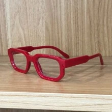 Petites lunettes de mode vintage carrées pour femmes avec verres épais, accessoires de lunettes transparentes, accessoires de lunettes pour femmes - Multicolore - Voir 3