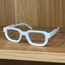 Petites lunettes de mode vintage carrées pour femmes avec verres épais, accessoires de lunettes transparentes, accessoires de lunettes pour femmes - Multicolore - Voir 5