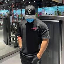 Men T-Shirts - 黑色 - 查看 5