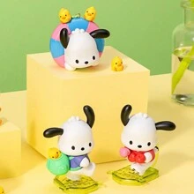 Miniso Sanrio Pochacco Going To School Is Really Fun Series Blind Box Ornaments Single Box (1pc, Random Delivery) - Yellow - View 4