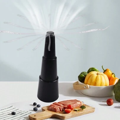 1 件装多功能摇摆式苍蝇拍旋转式驱蚊风扇，桌面捕蝇风扇。这款驱蝇风扇采用无化学方法，保护您的食物和饮料免受苍蝇侵害。它对任何人都无副作用。桌面风扇底座还配有挂钩，方便将风扇倒置悬挂，非常方便。这款驱蝇器非常适合室内餐厅、户外露台、派对、露营、烧烤和野餐。