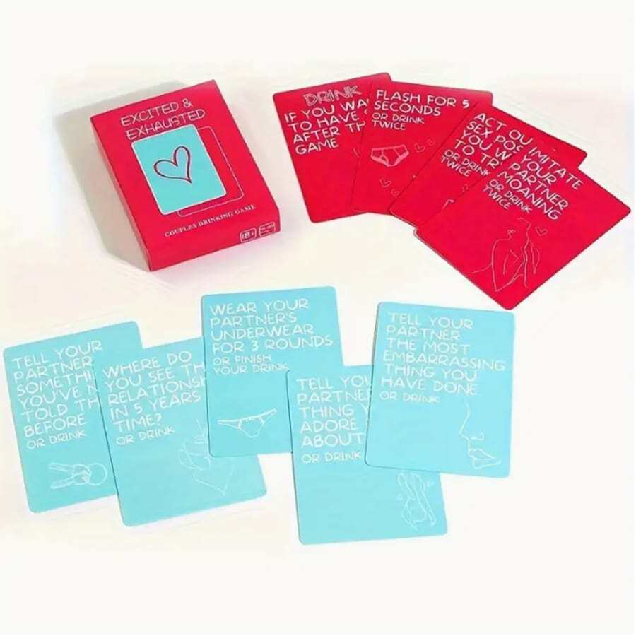1pc, Couple Drinking Card Game, Anniversary Valentine's Day Supplies