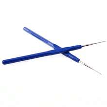 8 Piezas Set De Ganchos De Crochet Pequeños Con Agujas Y Estuches De Tejido De Punto - Azul - Ver 9