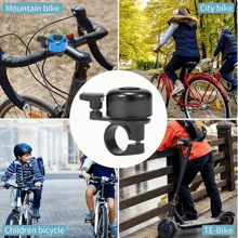 Chuông xe đạp Siêu ồn ào Xe đạp Chuông Sừng Nhẫn Chuông Phụ kiện đi xe đạp - màu đen - Xem 6