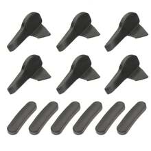 Duckhead Inserts Of Tire Changer Machine, Mount Demount Duck Head Insert Rim Protector Adapters, 6 Pairs - Black - View 1