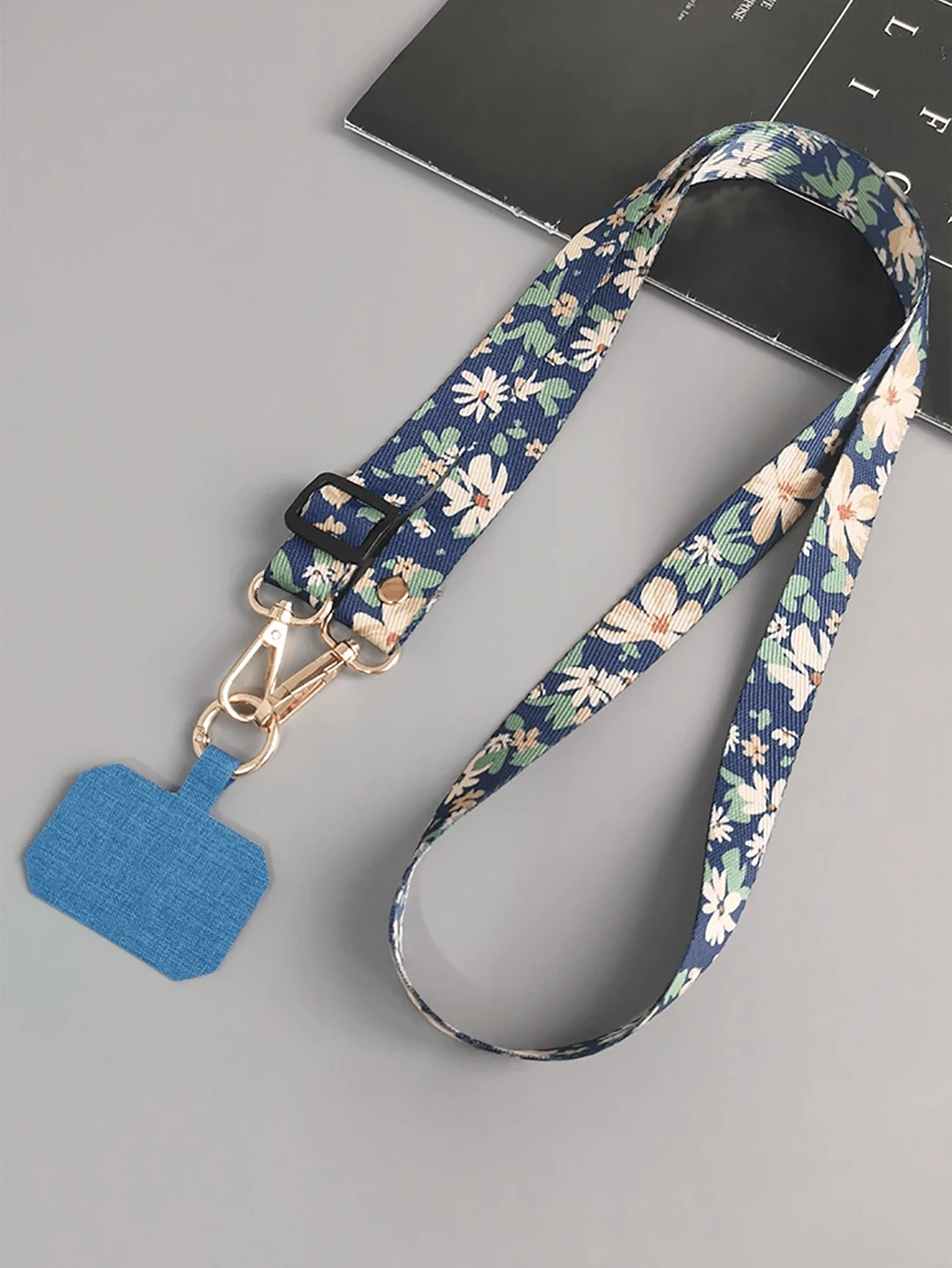 彩绘斜挎手机挂绳可调节颈挂绳带垫圈夹防丢失通用手机壳挂绳送给母亲、家人、朋友、生日、节日的礼物手机挂饰、手机链