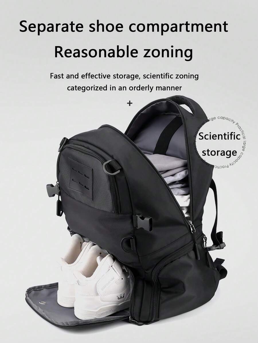 Fußball-Rucksack 30L Mit Ballhalter - Leicht & Wasserabweisend Für Sport