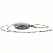 "TO MY BROTHER" Vintage Round Quartz Pocket Watch - Engraved Alloy Case, Perfect Gift For Brother With Stylish Chain" - Black - View 6