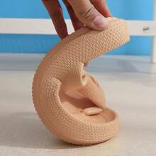 Comfortable Soft Slides Sandals Arch Support Home Cloud EVA Comfy Bath Slippers For Women & Men Non-Slip Flip Flops Thick Sole Summer Sandals - 卡其色 - 查看 5