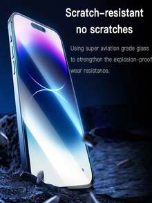 2入組高級鋼化玻璃螢幕保護貼,適用於iphone 15 Plus 14 13 Pro 12mini 11 Pro Max Xr Xs X,易安裝,防刮擦 - 2Pcs Ultra HD Glass - 查看 9