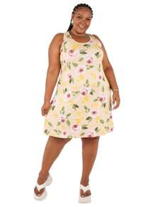 Plus Size Dresses - Champagne - View 1