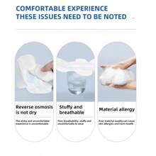 10入/包245mm尺寸一次性日用衛生棉/經期護墊/女性衛生棉 - 白色 - 查看 4