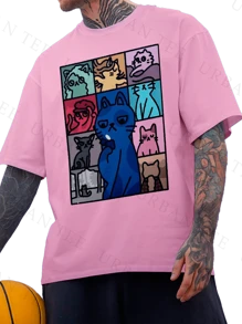 Men T-Shirts - Màu Hồng baby - Xem 1