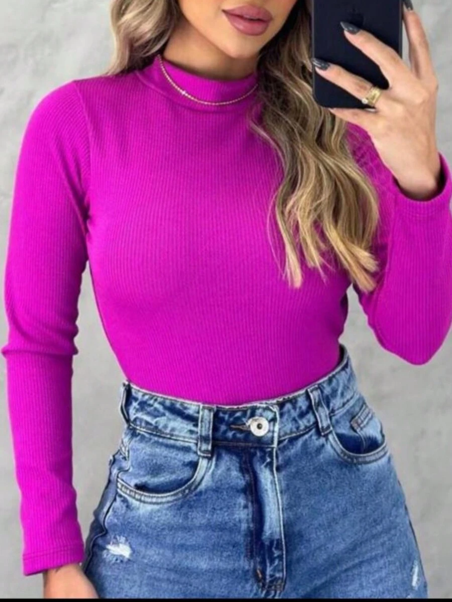 Women Tops - Violet Purple - View 1