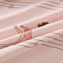 4入組超柔軟純色床上用品套裝（1件床單,1件被套,2件枕套）,適用於四季 - 彩色 - 查看 7