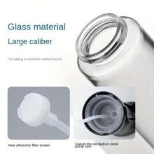 1 件，油喷雾器，厨房油喷雾器，橄榄油喷雾器，创意油喷雾瓶，家用油喷雾器，适用于沙拉烧烤厨房烘焙烤制露营野餐，厨房用品，厨房配件 - 白色 - 查看 6