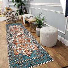 Famibay Carpet Runners For Hallway Non-Slip Distressed Area Rug Washable Floor Entryway Carpet For Hallways Laundry Room Kitchen Bathroom - Multicolor - View 2