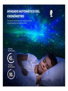 Astronauta Proyector De Estrellas Galaxia Lampara Mesa Noche - Blanco - Ver 9