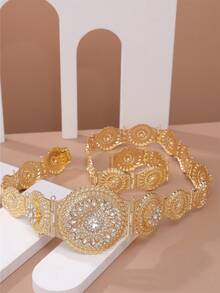 1 Miếng Đồ cổ Hợp kim Eo Phong cách Dây chuyền cơ thể Đối với - Dây thắt lưng - Xem 2